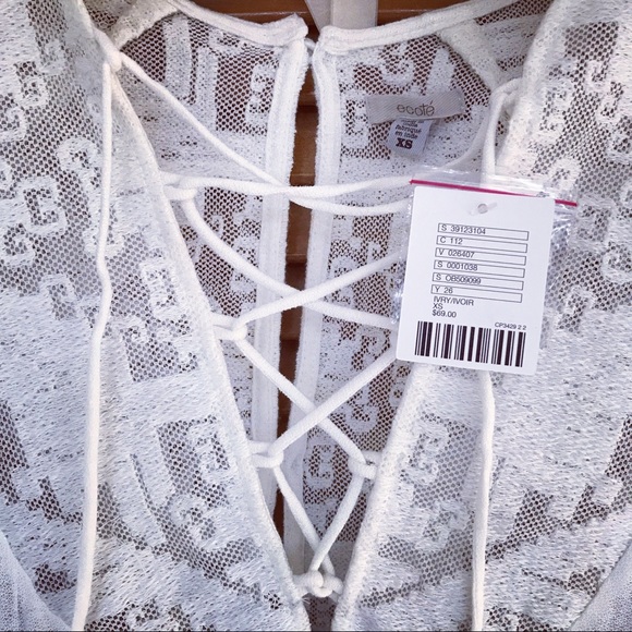 Ecote lace-up babydoll blouse. Brand new. 🌸 Host Pick 🌸 - Picture 5 of 8